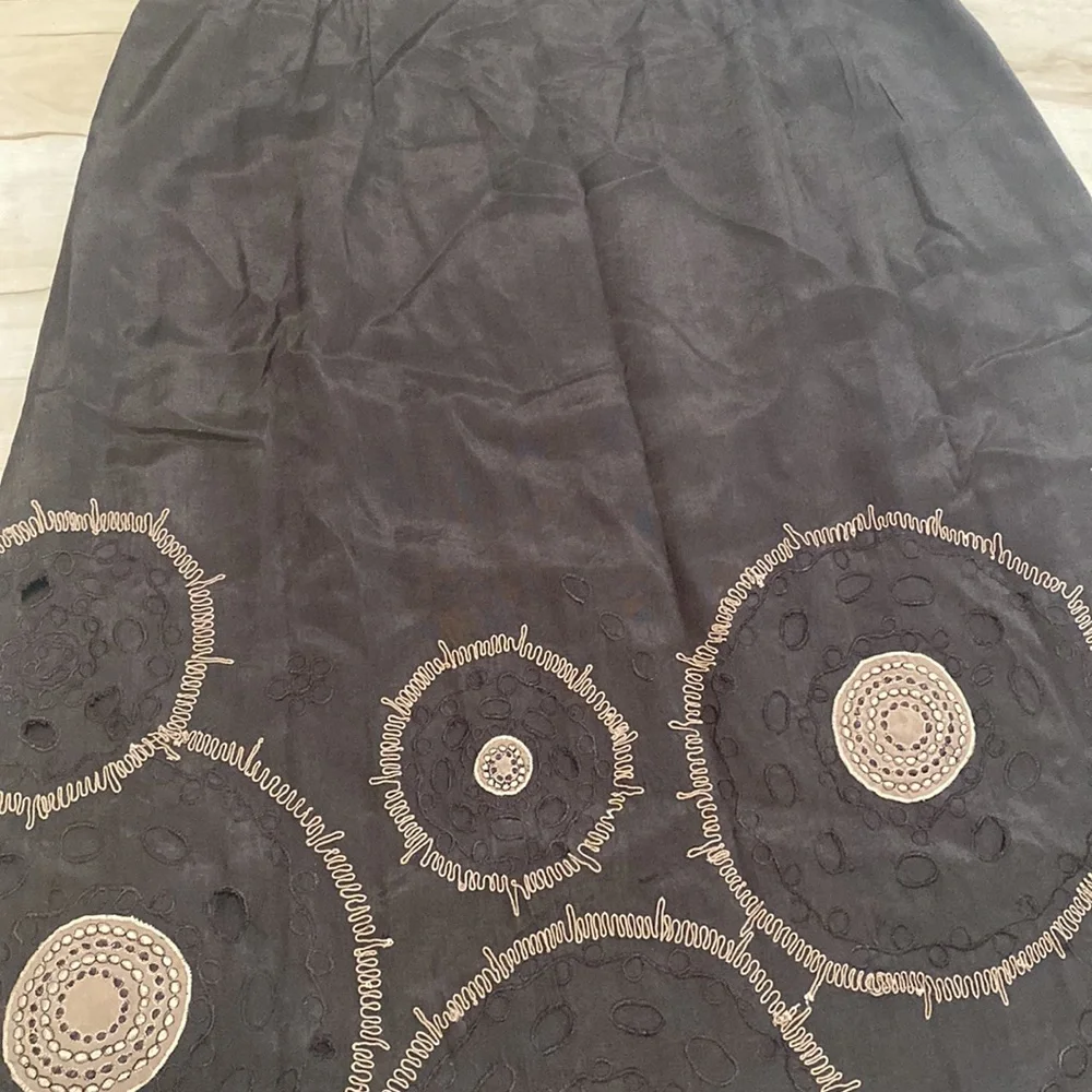 NWT Chico’s Circular Opulence Carabel Skirt In Fudge Size 1. (M/8) - Picture 6 of 9